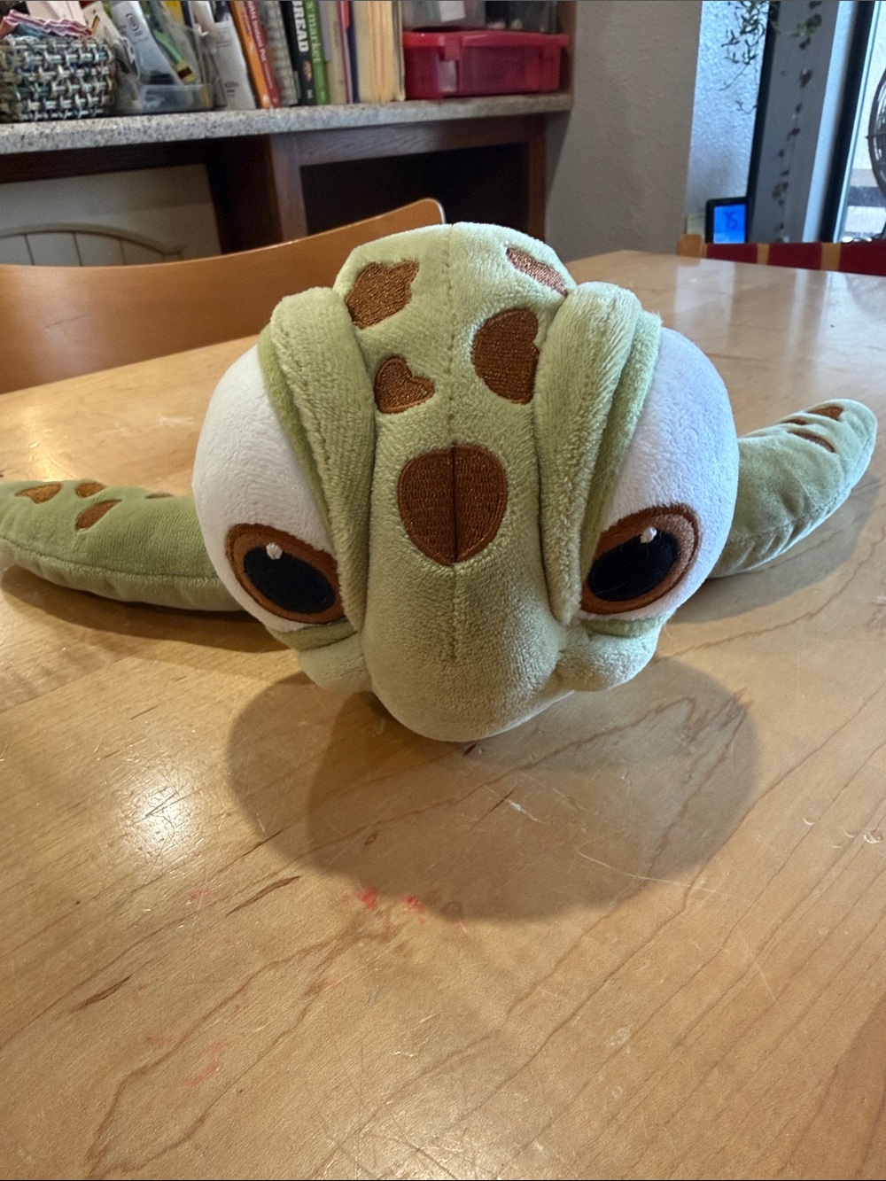 Disney Squirt Sea Turtle Toy - Light Green and Brown